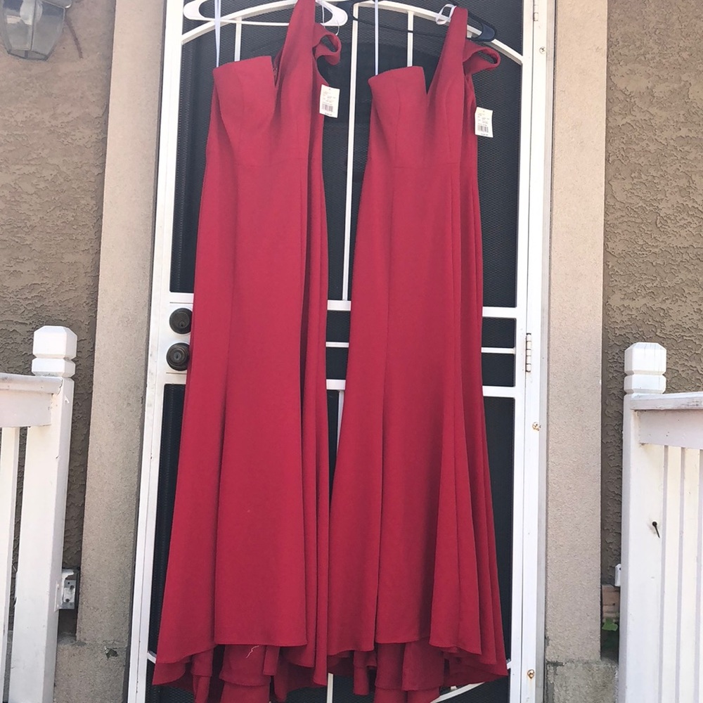 Red dress
